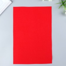 Soft felt 1 mm 20x30 cm red