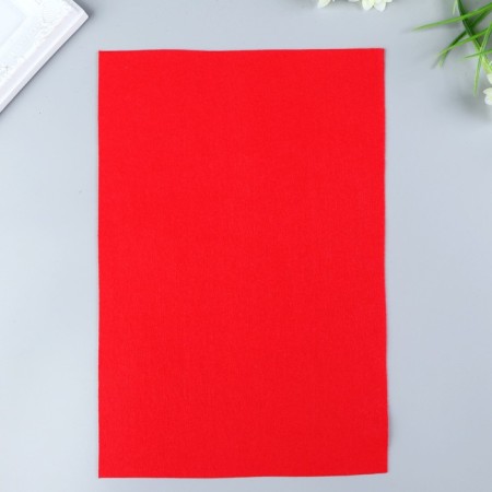 Soft felt 1 mm 20x30 cm red