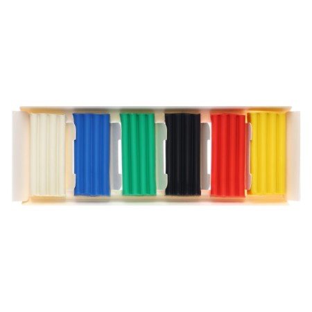 Calligrata plasticine, 6 colors, 90 g-4