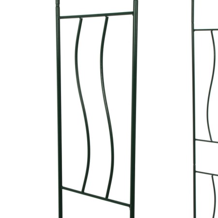Sadovaya arch, collapsible, 240 × 125 × 36.5 cm, metal, green, "wave"-2