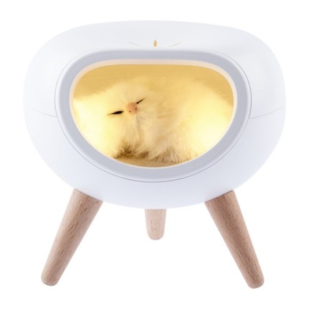 Children's nightlight-NLED-467-1W-W Lamp Cat Cat White-11