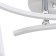 Valencia chandelier 2x60W E27 white 48x16.5x21cm