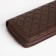 Women's wallet with lightning, brown color
