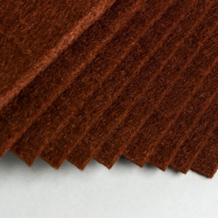 Hard felt 2mm 20x30 cm ts.687 brown-1