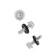 Roofing screws, Haupt 5.5x19, galvanized 250 pcs