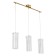 Suspension Aries 30x73x11 cm, 3x60W E27