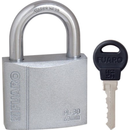 Castle of hinged Fuaro PL-3063, 63 mm, 3 English keys