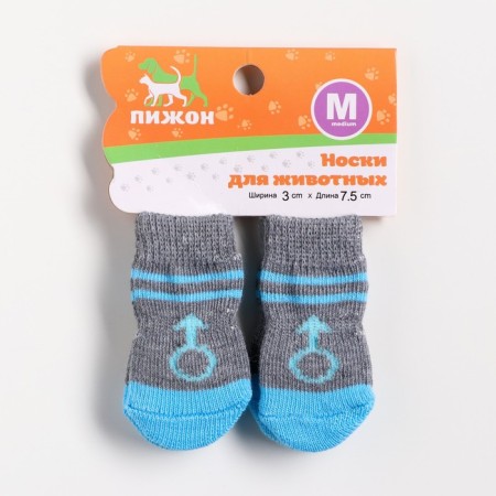 Noskov non -slip "boy", size M (3/4 * 7 cm), set 4 pcs-1