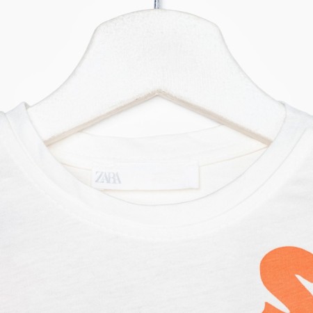 Children's Simba T-shirt, white color, height 98-104 cm (3-4 years)-5