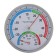 Street thermometer, mechanical, hygrometer, round, metal