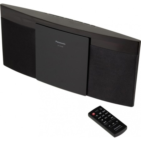 Microsystem Panasonic SC-HC200EE-K Black 20W CDRW FM USB BT CDRW