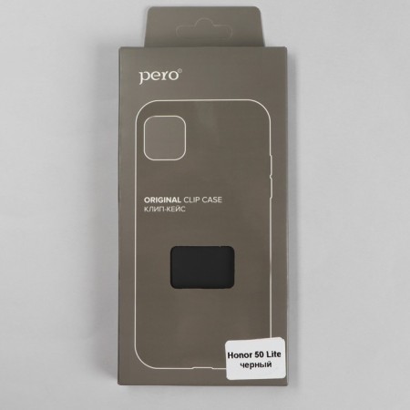 Pero cover, for Honor 50 Lite, silicone, black-3