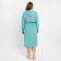 Women's bathrobe, green color, size 54