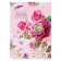 Note book A5 48 sheets in the cage "Watercolor flowers", solid cover, glossy lamination, offset block