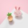 Clips children's "chosen" bunny with carrots, colored