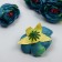 Budon on the leg for decoration "Peony charm" gasoline 3.5x3.5 cm