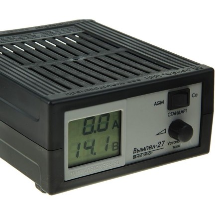 Vimpel-27 battery charger, 0.6-7 A, 12 V, for gel, acid and AGM batteries-1