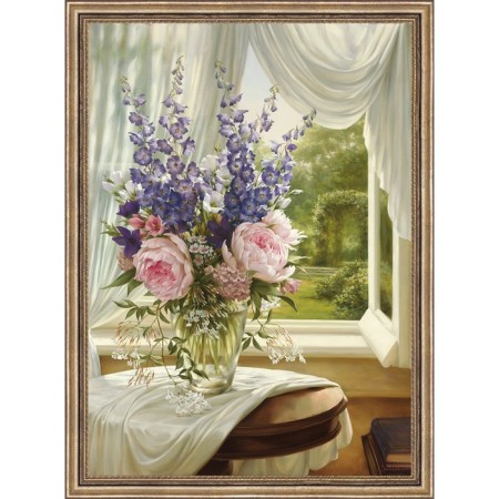 Reproduction of the picture "Manor I", 50x70 cm, frame 56-014