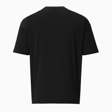 Men's T-shirt from organic cotton Minaku Oversize Fit: Black color, rr 48-3