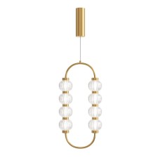 Suspension lamp Maytoni Mod5555PL-L11G3K, LED, 16 W, 278x90x3565 mm, 700 lm, 3000k, gold