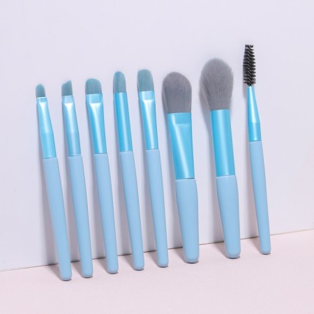 A set of makeup brushes "Pastel", 8 items, PVC CHOHOL, MIX color-3