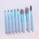 A set of makeup brushes "Pastel", 8 items, PVC CHOHOL, MIX color