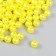 Set of beads "needlework" plastic, diameter 8 mm, 25 g, yellow