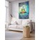 Decorative panel with photo printing "Meditation", vertical, size 100x150 cm