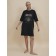 Female dress, size l, black color