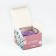 Aromatic candle with natural stones "For Home": Lavender, 5 x 7.5 cm.