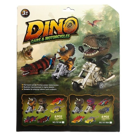 Set of inertial machines Dino, 6 pcs.-14