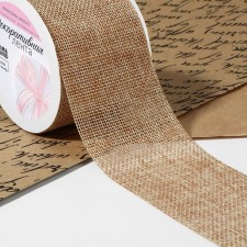 Ribbon from jute 
