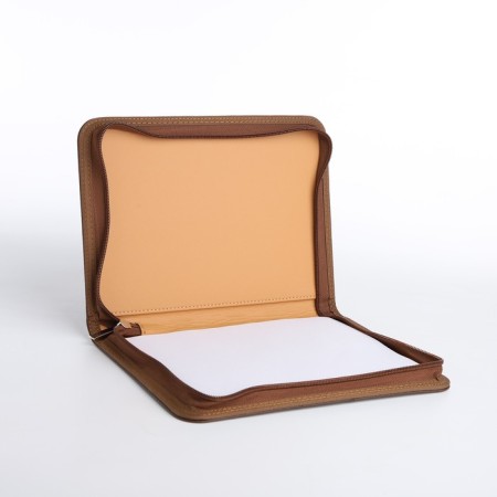 Folder for documents, a5, brown/burgundy color-3