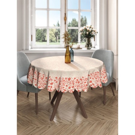 Photo scatter round, size 150x150 cm, Saten-2