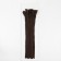 Lightning "Spiral", No. 5, detachable, automatic lock, 40 cm, brown color