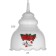 Lamp Bayerlux "Elena" 1 lamp E27 60 W milk (Fig. Mix)