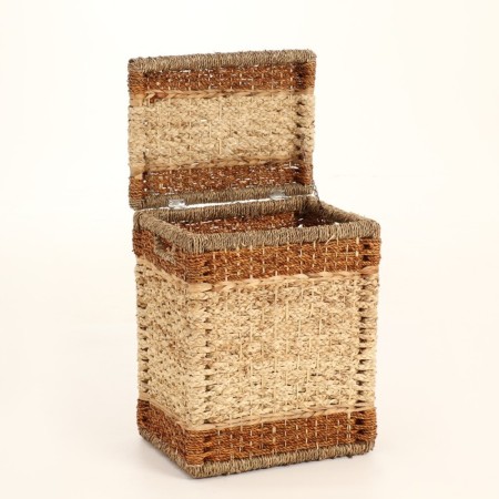 Wicker basket, 40x30x50 cm, algae, corn sheet-1