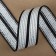 Braid knitted lamps 25 mm, 9.1 ± 0.5 m, black/white color
