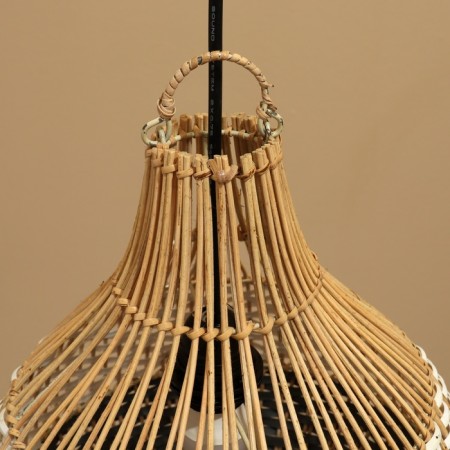 Ceiling Lamp from Rotan "Yudi" 1x120W, E27, 25x25x40 cm-3