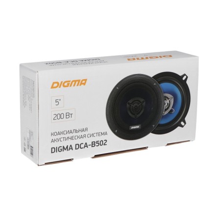 Acoustic system DIGMA DCA-B502, 13 cm, 200 W, set 2 pcs-8
