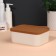 Korely cosmetic storage container, with a lid, 15.9 × 11.4 × 6.5 cm, ivory color