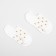 Women's socks minku "peaches", white color, size 36-39 (23-25 ​​cm)