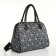 Road bag with lightning, black/white color