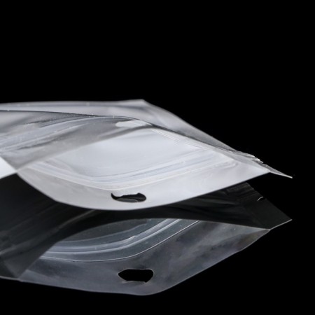 Zip-Lock PP, white, with a continuous window, flat, euro-slopes 7 x 10 cm-4