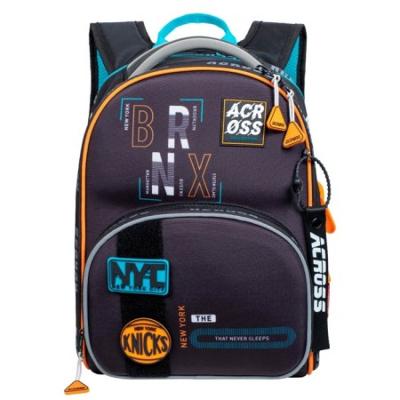 School backpack by Ergon. Spray Across 194 37*28*12 Mal + Pen, Mesh Ser/goal 24-194-6