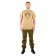 T-shirt Orion Shield, cotton, beige, rr XS