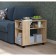 Bruno coffee table on wheels, 700x350x600, sonoma oak