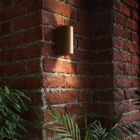 Street lamp Uniel, GU10, IP65, 150x150x92 mm, color under a tree