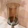 Climber metal, glass "Prince" per 1 candle 12.5 x 12, 5 x 36.5 cm