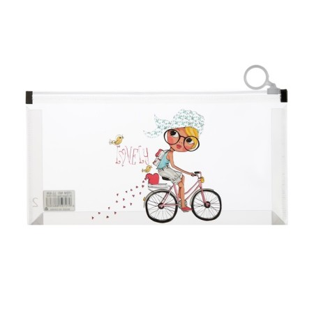 Lightning folder-convert format A6, 180MKR, with a drawing "Little Girl", mix-4